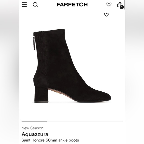 AQUAZZURA SAINT HONORE BOOTS - Picture 3 of 11
